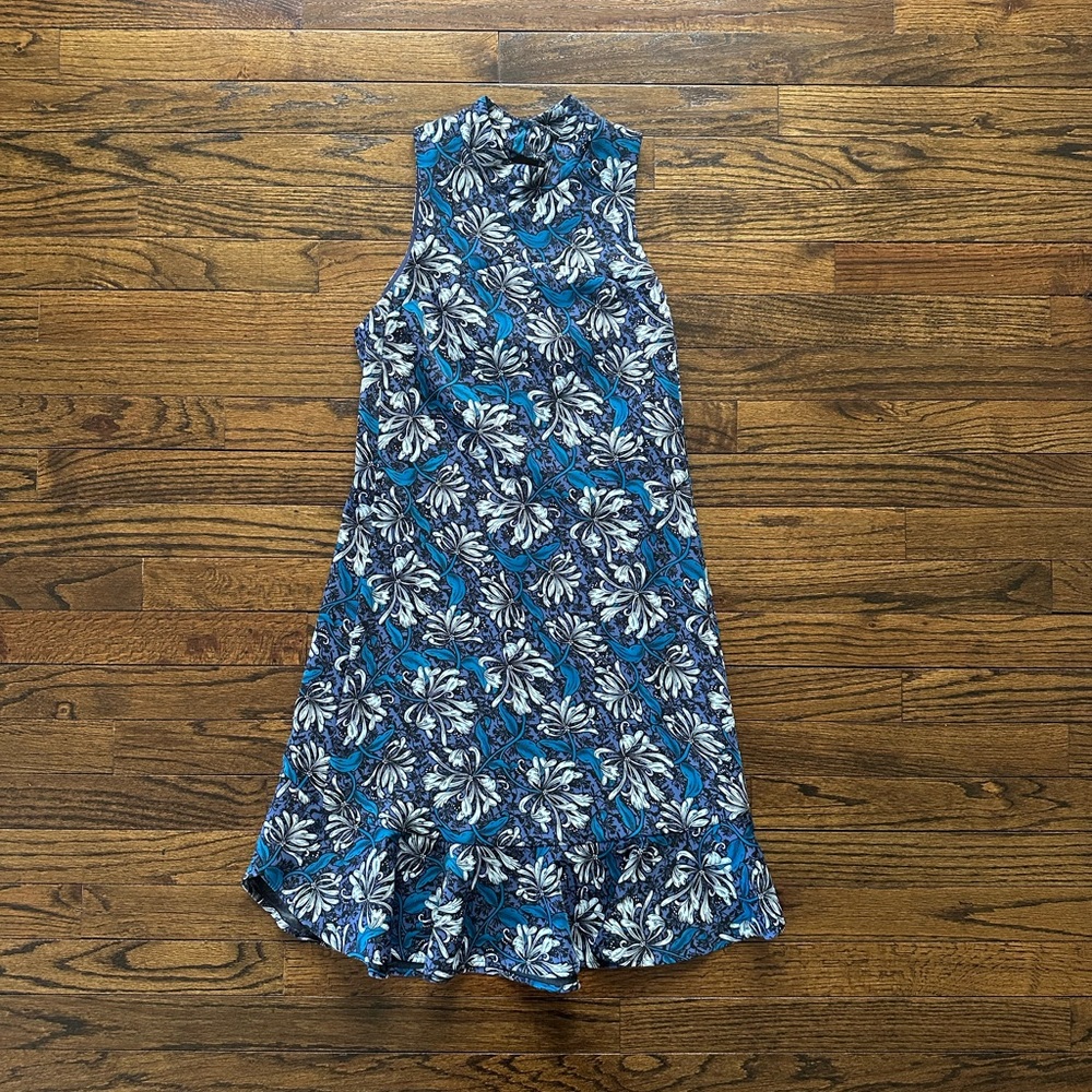 Rebecca Taylor Blue and White Floral Dress
